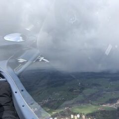 Flugwegposition um 10:05:15: Aufgenommen in der Nähe von Ravensburg, Deutschland in 1225 Meter